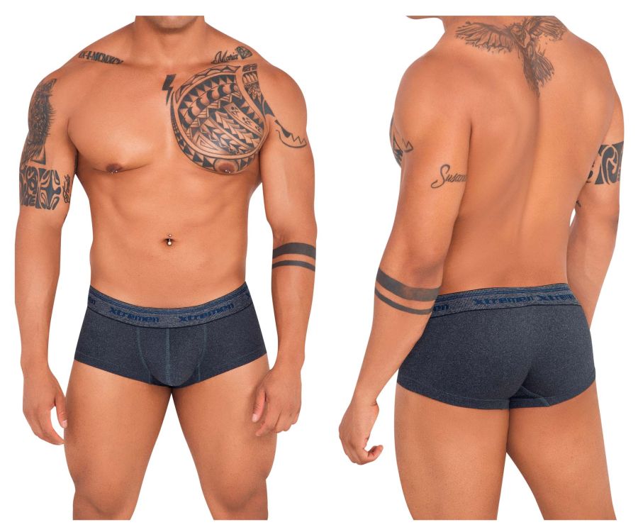 Xtremen 91140 Ultra-soft Trunks Color Gray Cross - DealByEthan.gay loves Xtremen