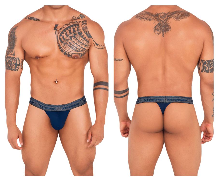 Xtremen 91141 Ultra-soft Thongs Color Dark Blue - DealByEthan.gay loves Xtremen