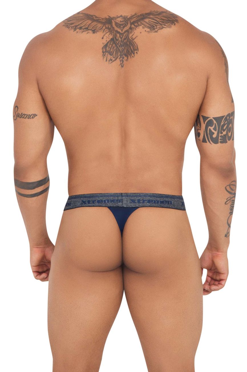 Xtremen 91141 Ultra-soft Thongs Color Dark Blue - DealByEthan.gay loves Xtremen