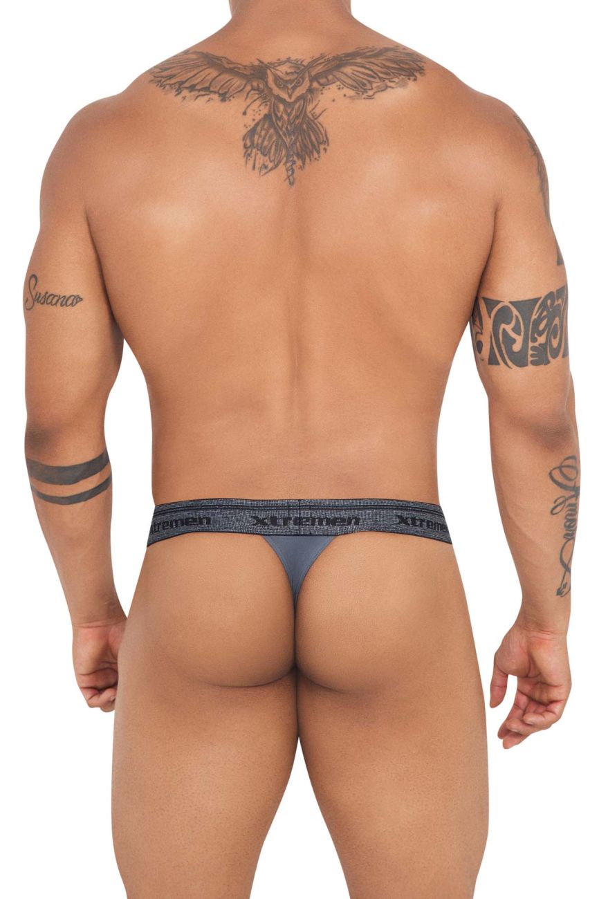 Xtremen 91141 Ultra-soft Thongs Color Dark Gray - DealByEthan.gay loves Xtremen