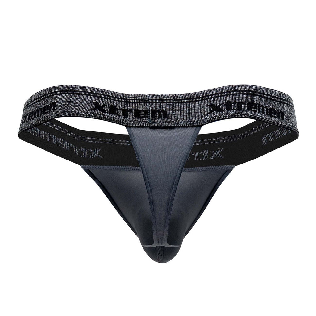 Xtremen 91141 Ultra-soft Thongs Color Dark Gray - DealByEthan.gay loves Xtremen