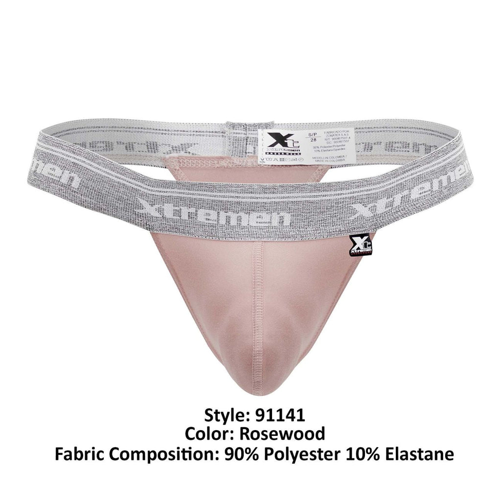 Xtremen 91141 Ultra-soft Thongs Color Rosewood - DealByEthan.gay loves Xtremen