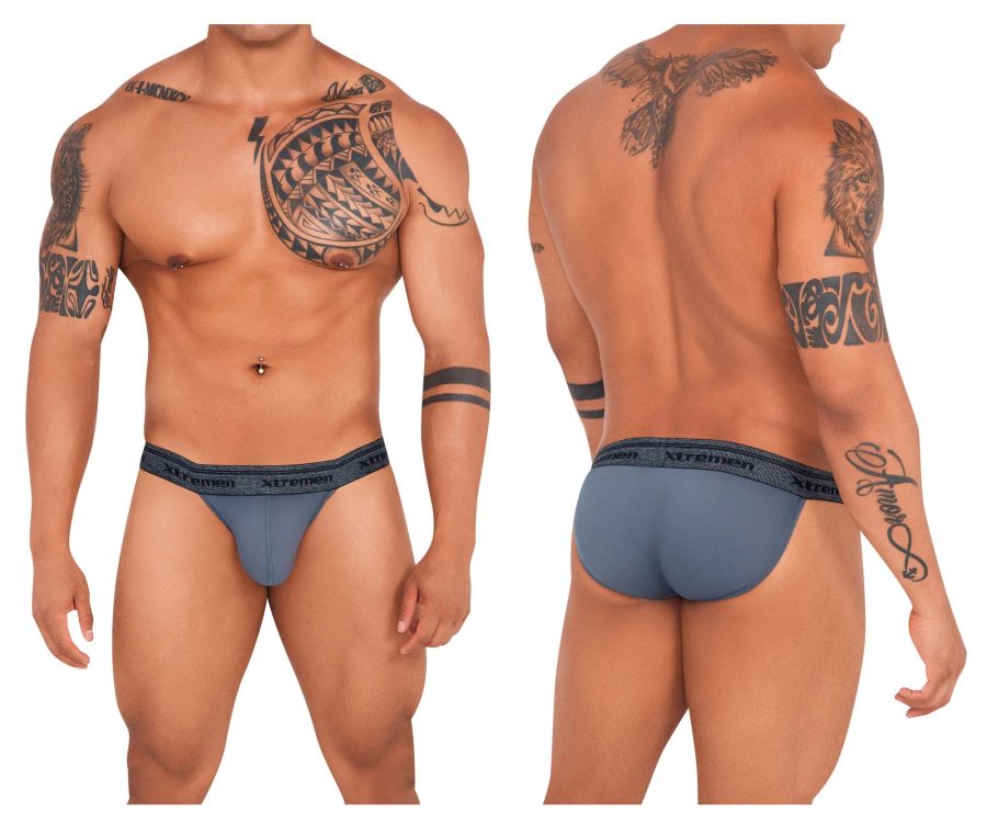 Xtremen 91143 Ultra-soft Bikini Color Dark Gray - DealByEthan.gay loves Xtremen