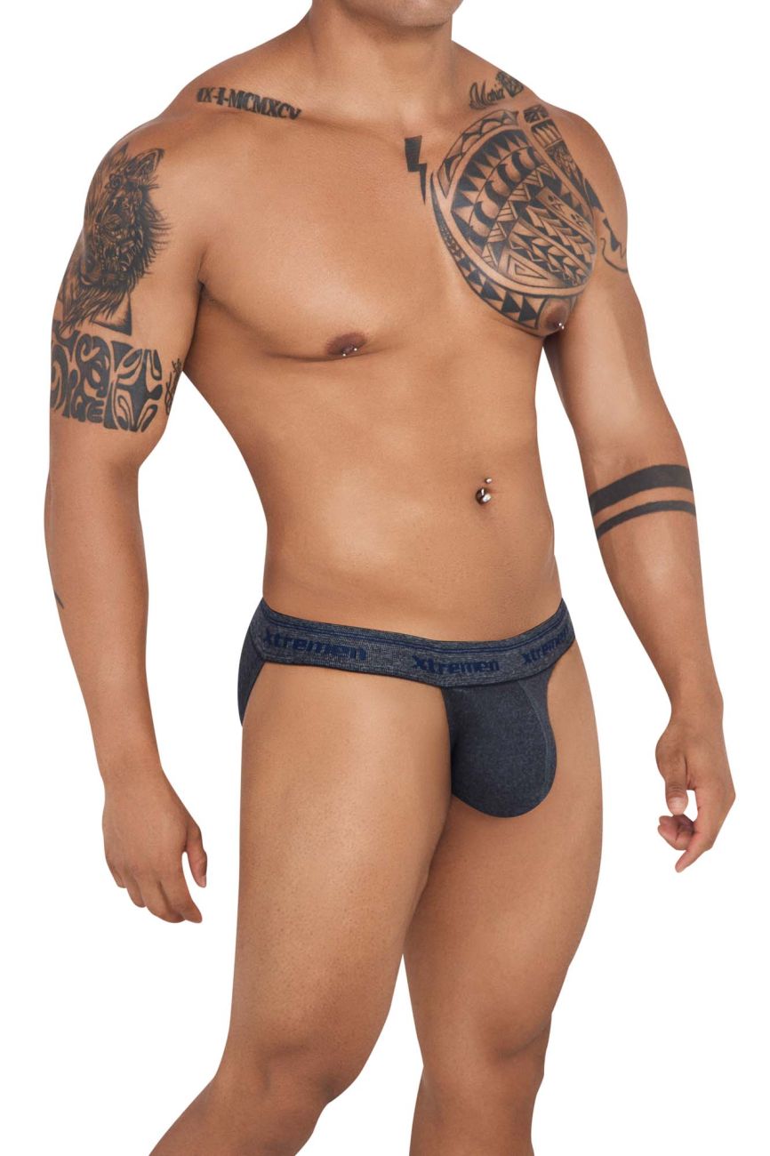 Xtremen 91143 Ultra-soft Bikini Color Gray Cross - DealByEthan.gay loves Xtremen