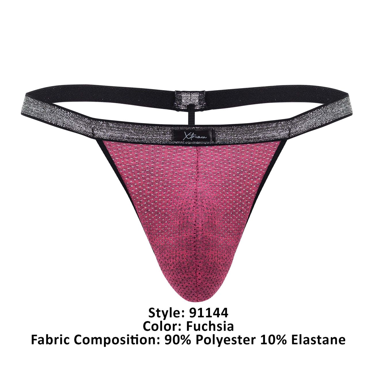 Xtremen 91144 Mesh G-String Color Fuchsia - DealByEthan.gay loves Xtremen