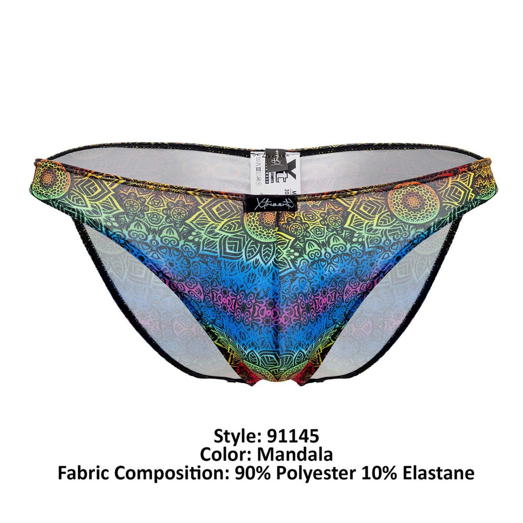 Xtremen 91145 Printed Microfiber Bikini Color Mandala - DealByEthan.gay loves Xtremen