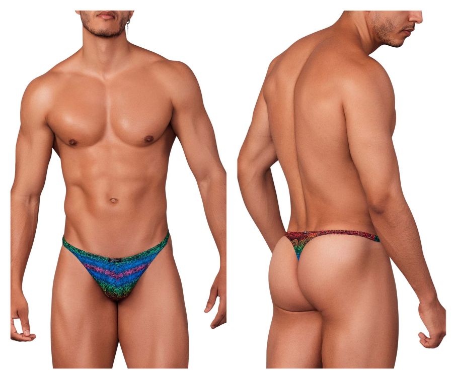Xtremen 91146 Printed Microfiber Thongs Color Mandala - DealByEthan.gay loves Xtremen