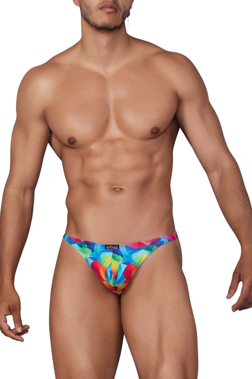 Xtremen 91146 Printed Microfiber Thongs Color Rainbow Fish - DealByEthan.gay loves Xtremen