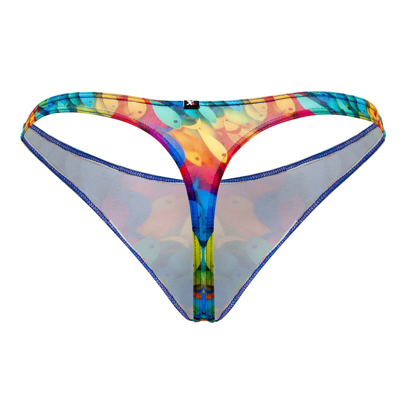 Xtremen 91146 Printed Microfiber Thongs Color Rainbow Fish - DealByEthan.gay loves Xtremen