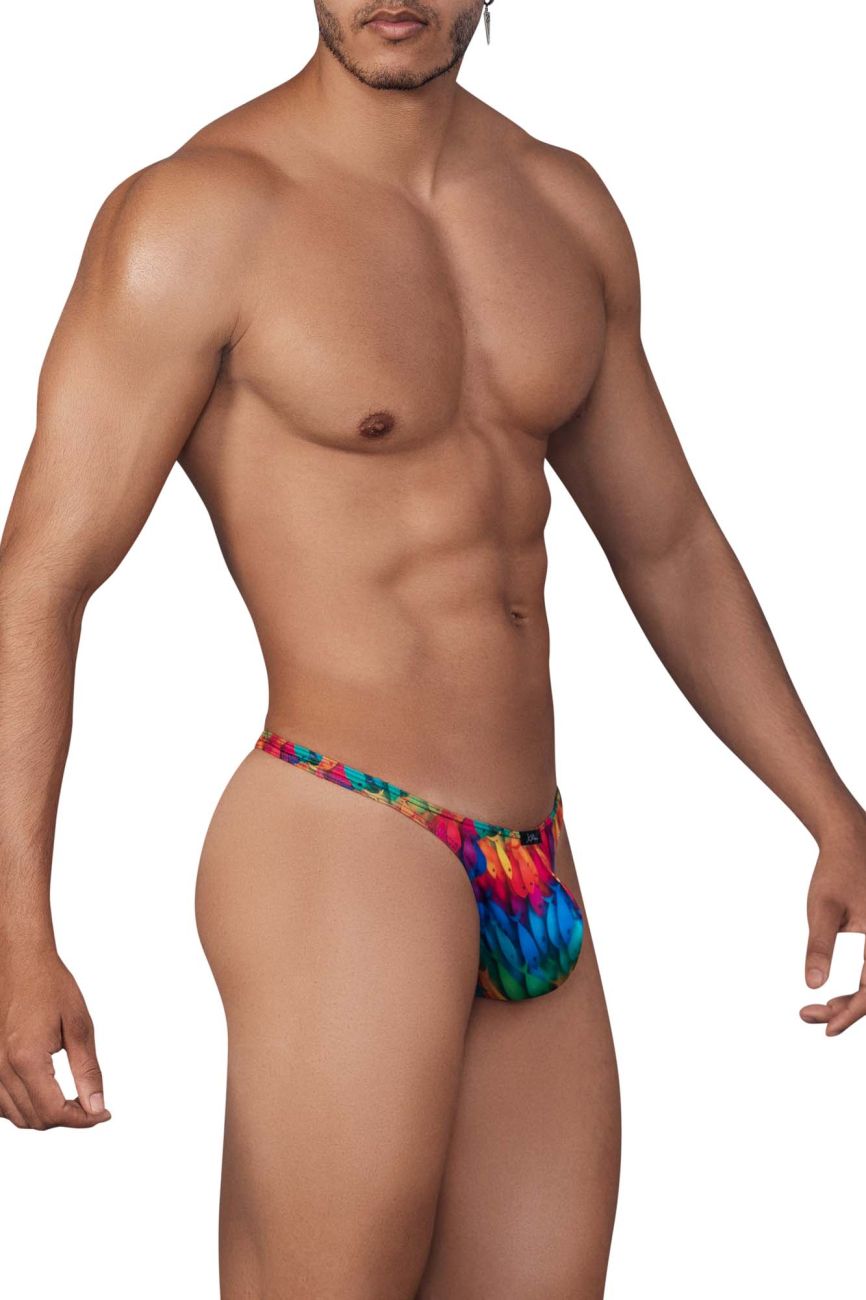 Xtremen 91146 Printed Microfiber Thongs Color Rainbow Prism - DealByEthan.gay loves Xtremen