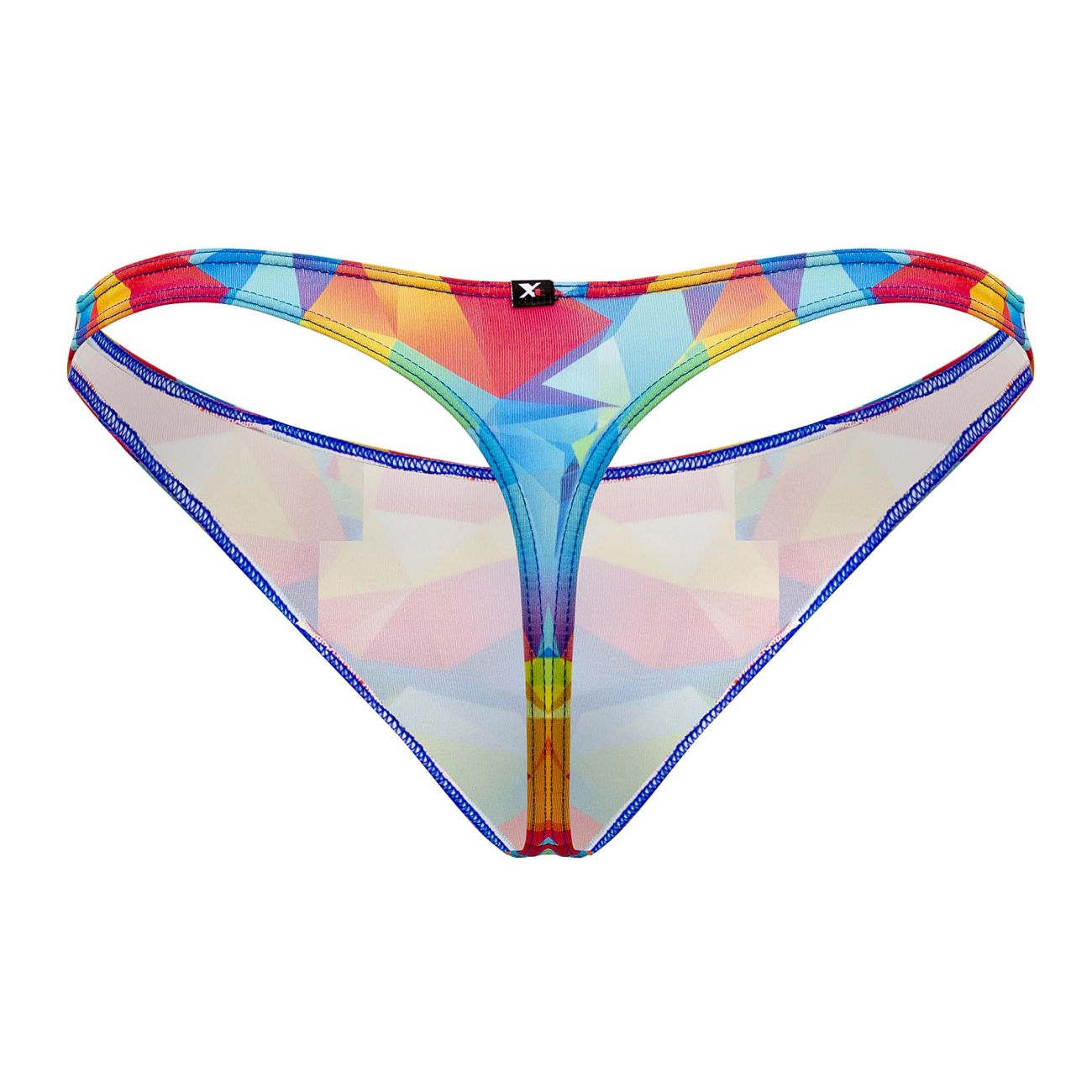 Xtremen 91146 Printed Microfiber Thongs Color Rainbow Prism - DealByEthan.gay loves Xtremen