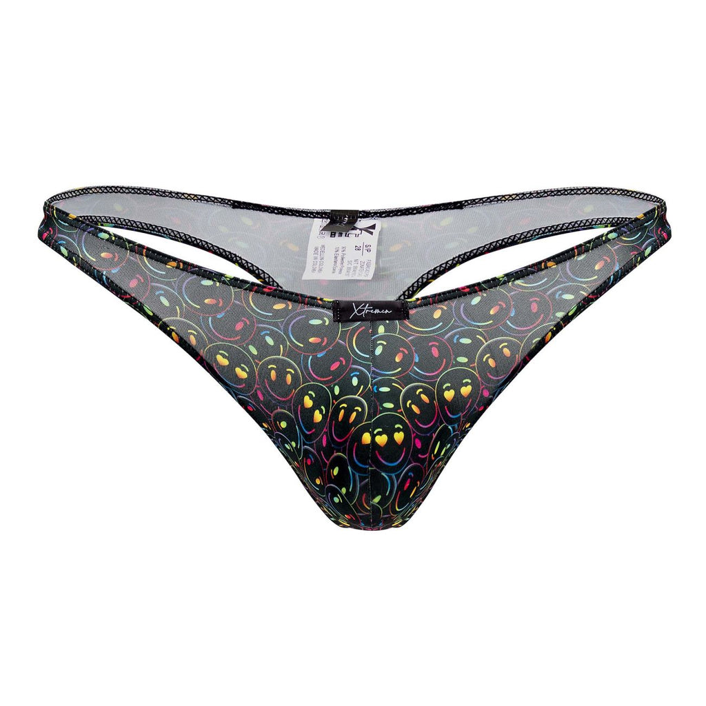Xtremen 91146 Printed Microfiber Thongs Color Smiley Face - DealByEthan.gay loves Xtremen