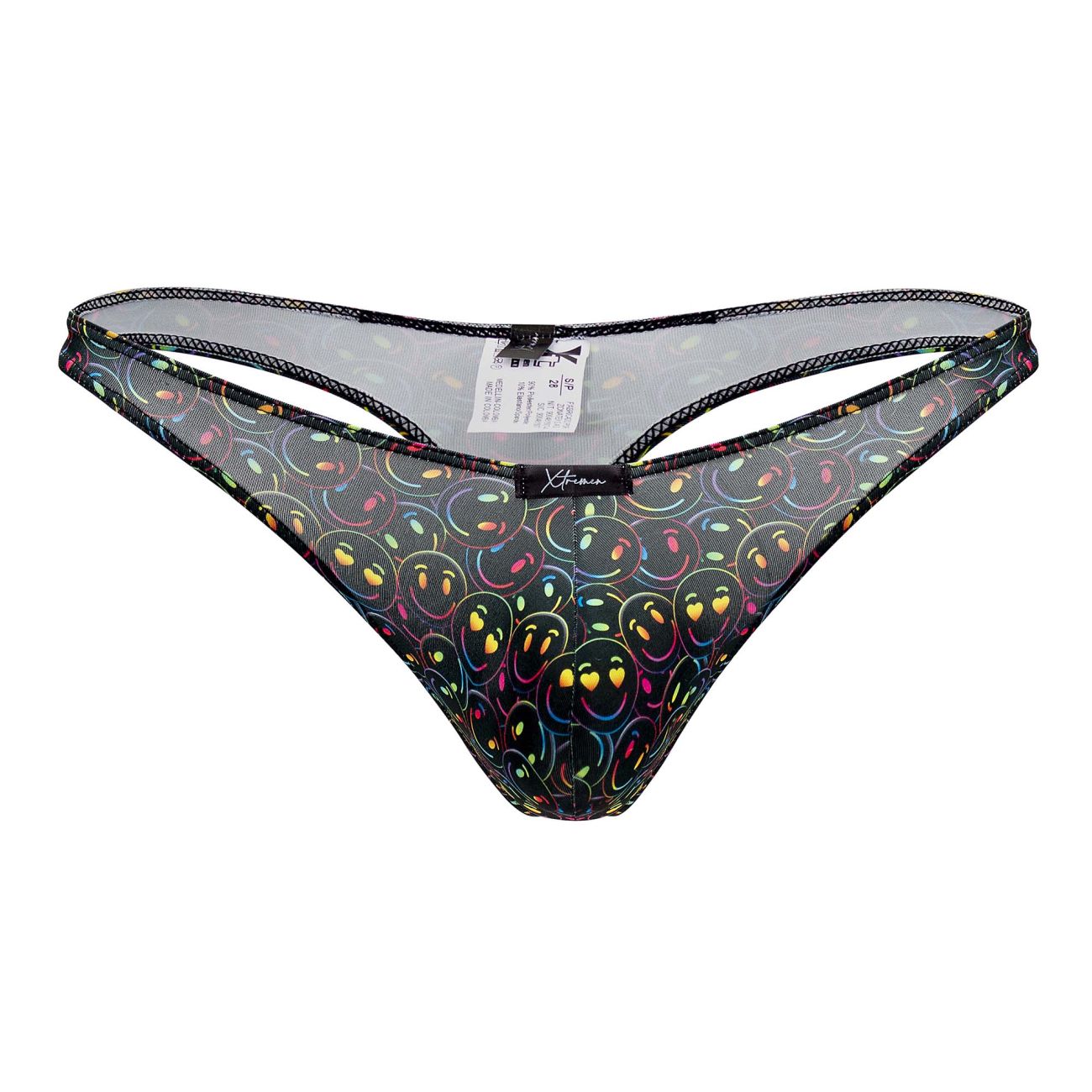 Xtremen 91146 Printed Microfiber Thongs Color Smiley Face - DealByEthan.gay loves Xtremen