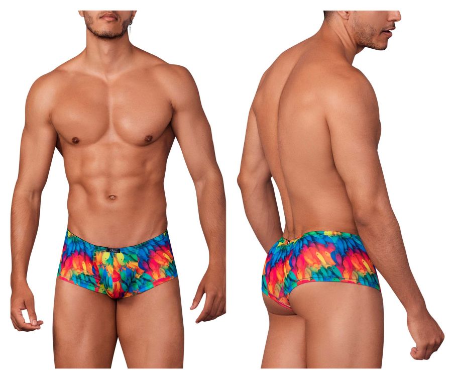 Xtremen 91147 Printed Microfiber Trunks Color Rainbow Fish - DealByEthan.gay loves Xtremen