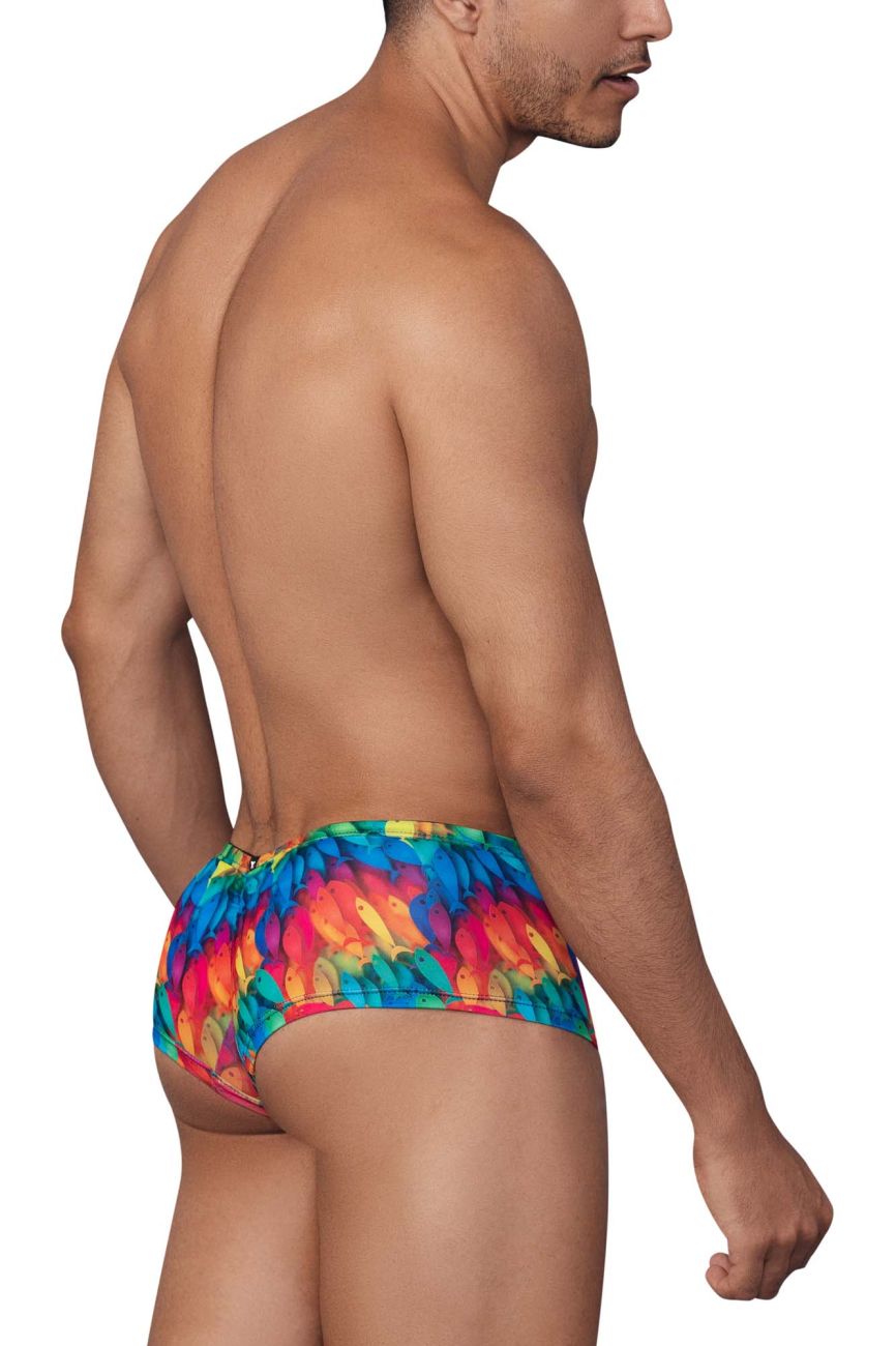 Xtremen 91147 Printed Microfiber Trunks Color Rainbow Fish - DealByEthan.gay loves Xtremen