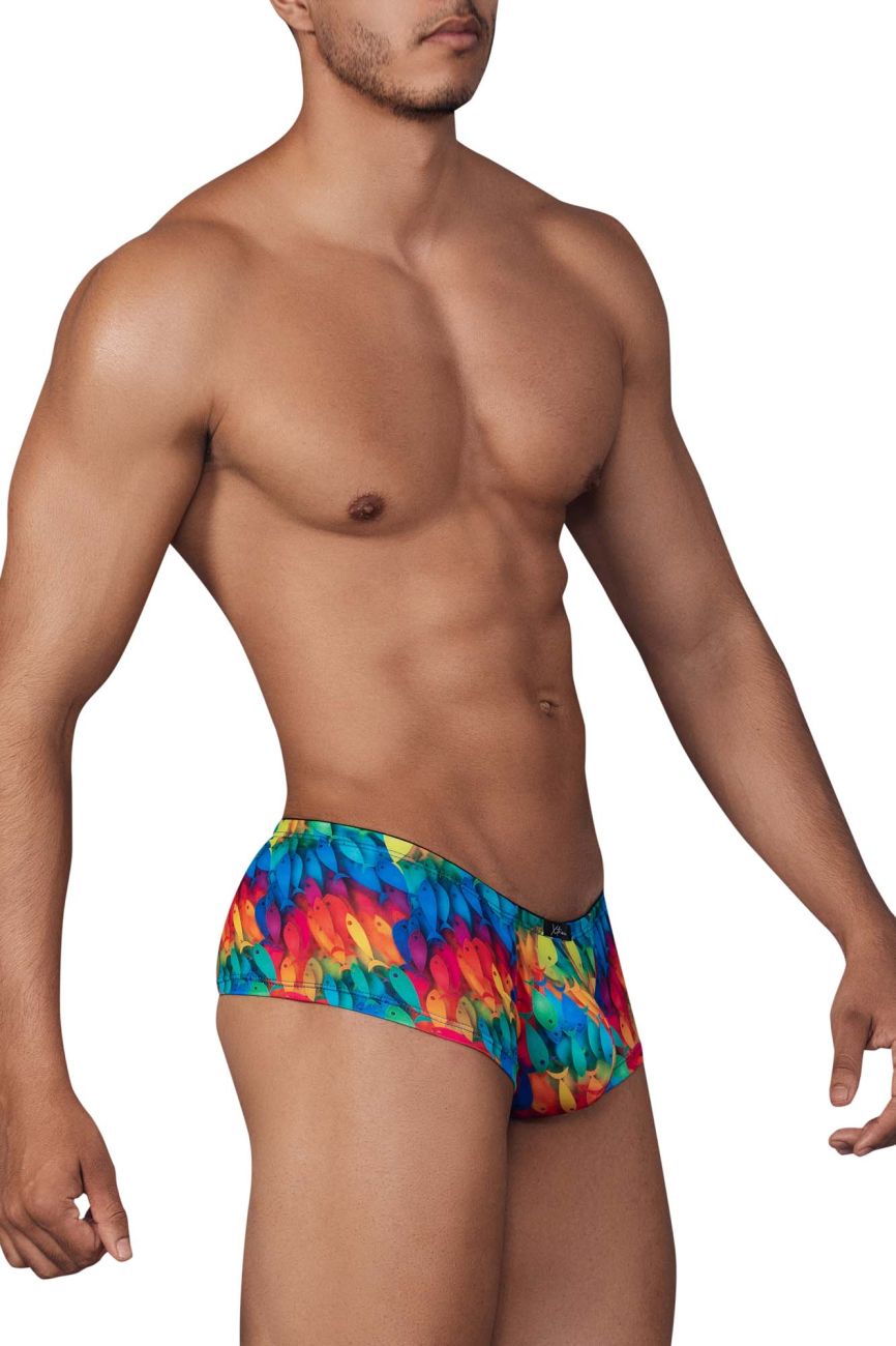 Xtremen 91147 Printed Microfiber Trunks Color Rainbow Fish - DealByEthan.gay loves Xtremen