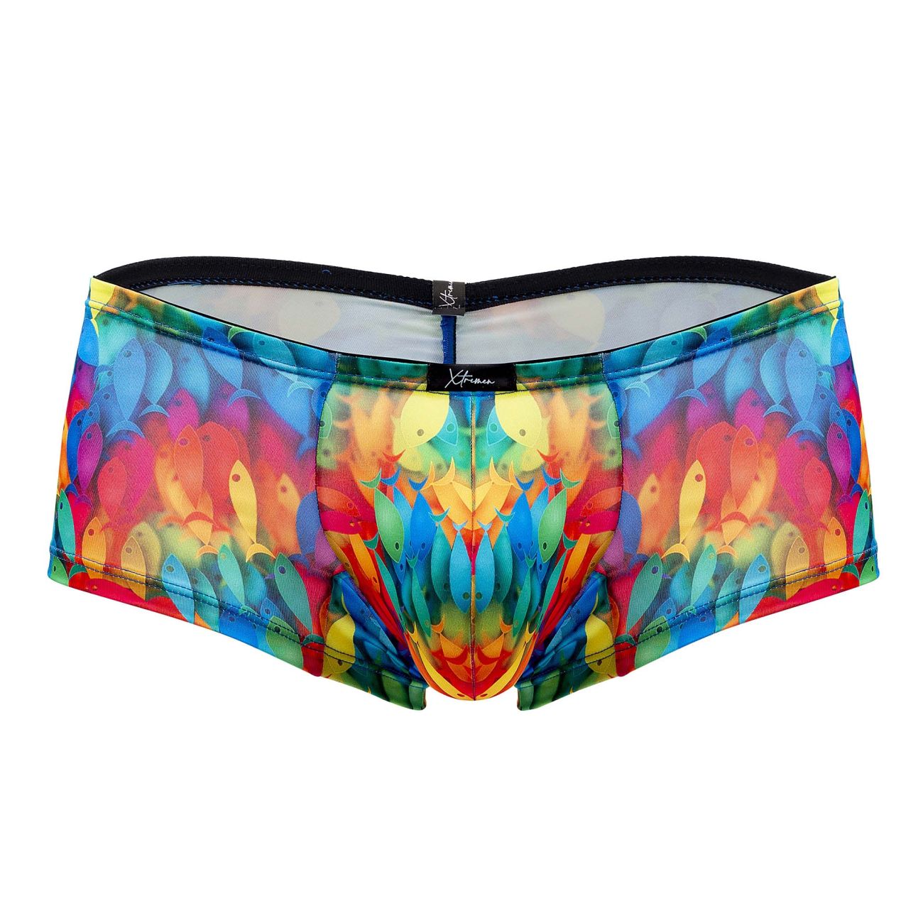 Xtremen 91147 Printed Microfiber Trunks Color Rainbow Fish - DealByEthan.gay loves Xtremen