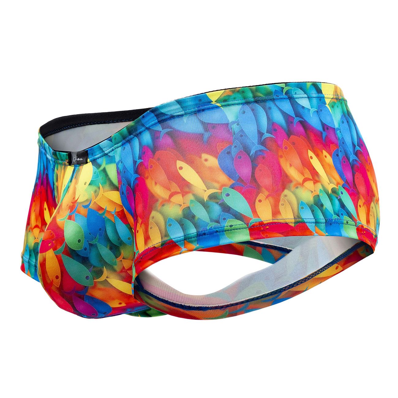 Xtremen 91147 Printed Microfiber Trunks Color Rainbow Fish - DealByEthan.gay loves Xtremen