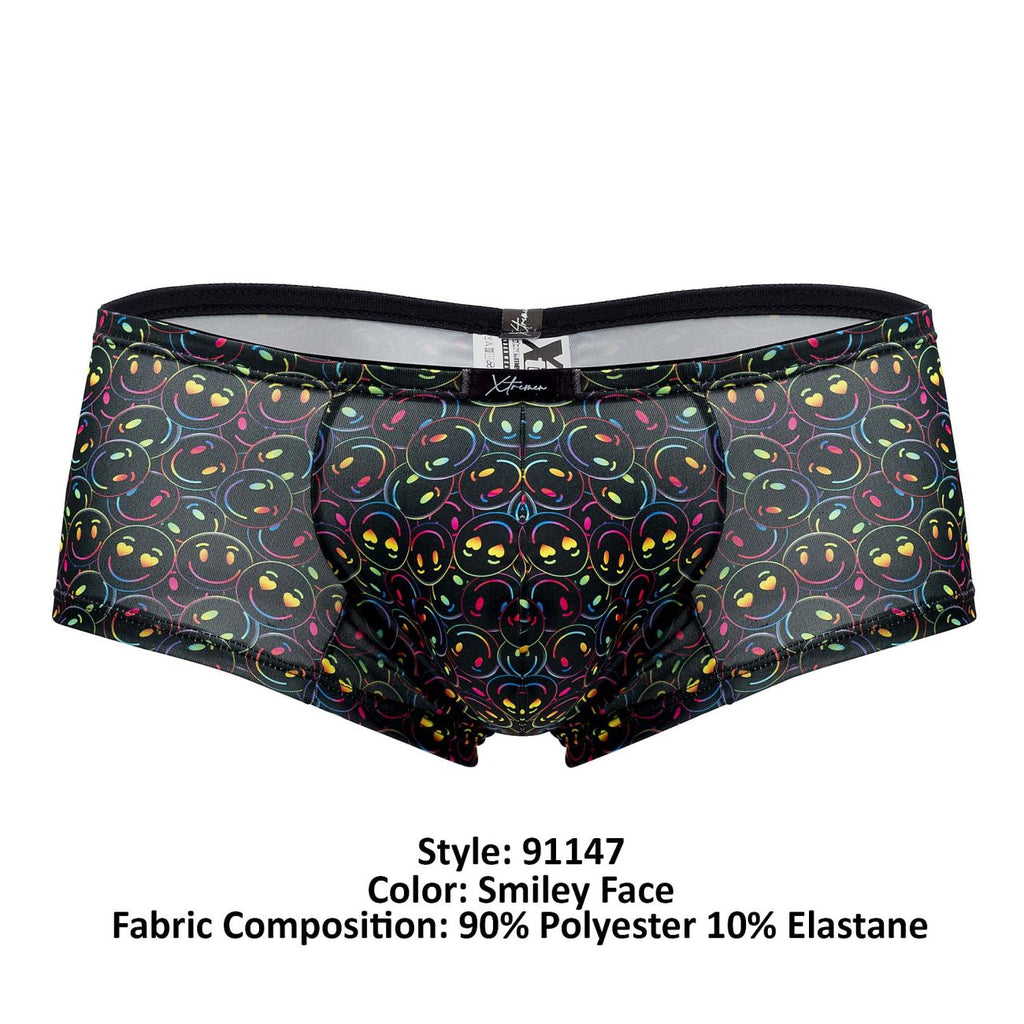 Xtremen 91147 Printed Microfiber Trunks Color Smiley Face - DealByEthan.gay loves Xtremen