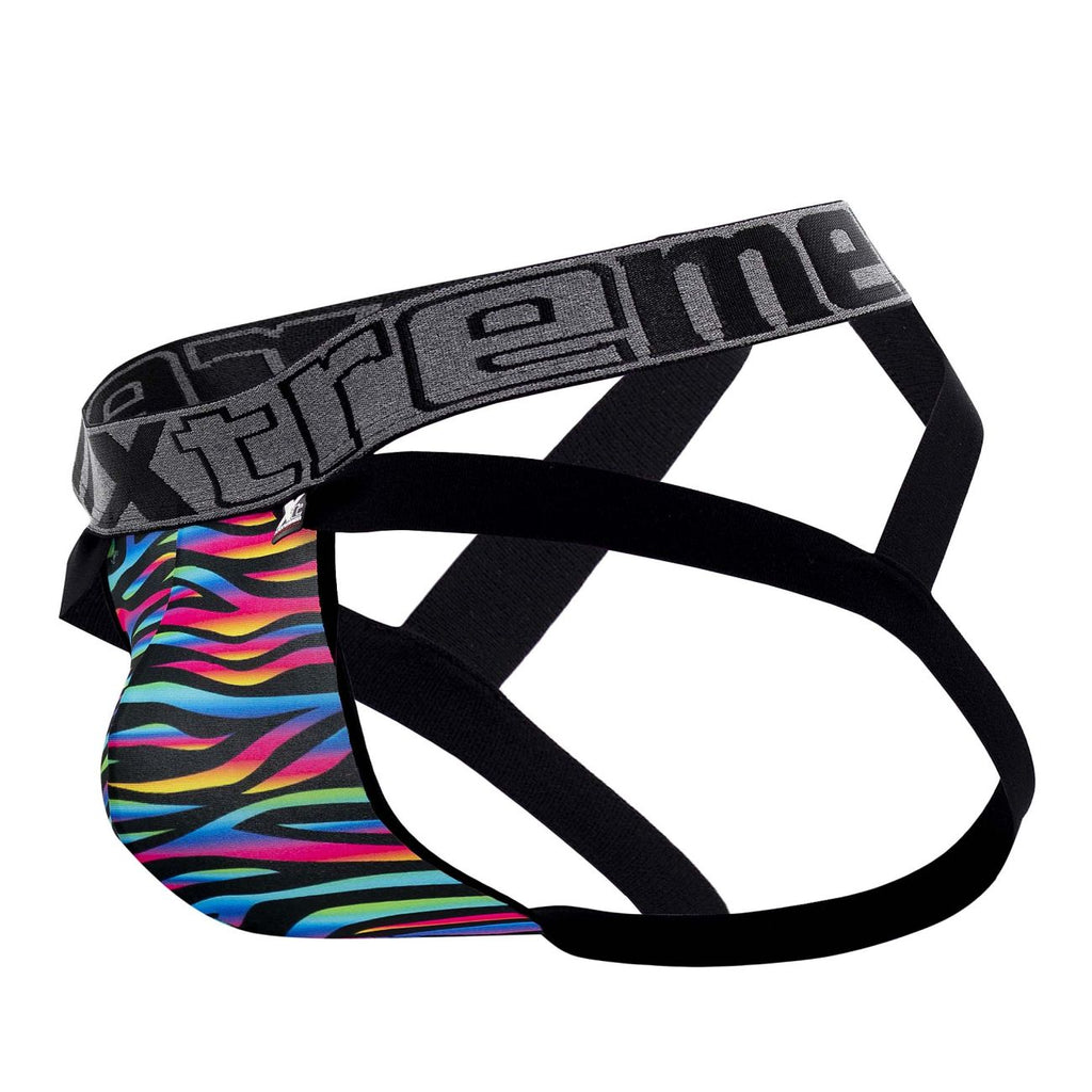 Xtremen 91148 Printed Microfiber Jockstrap Color Disco Zebra - DealByEthan.gay loves Xtremen