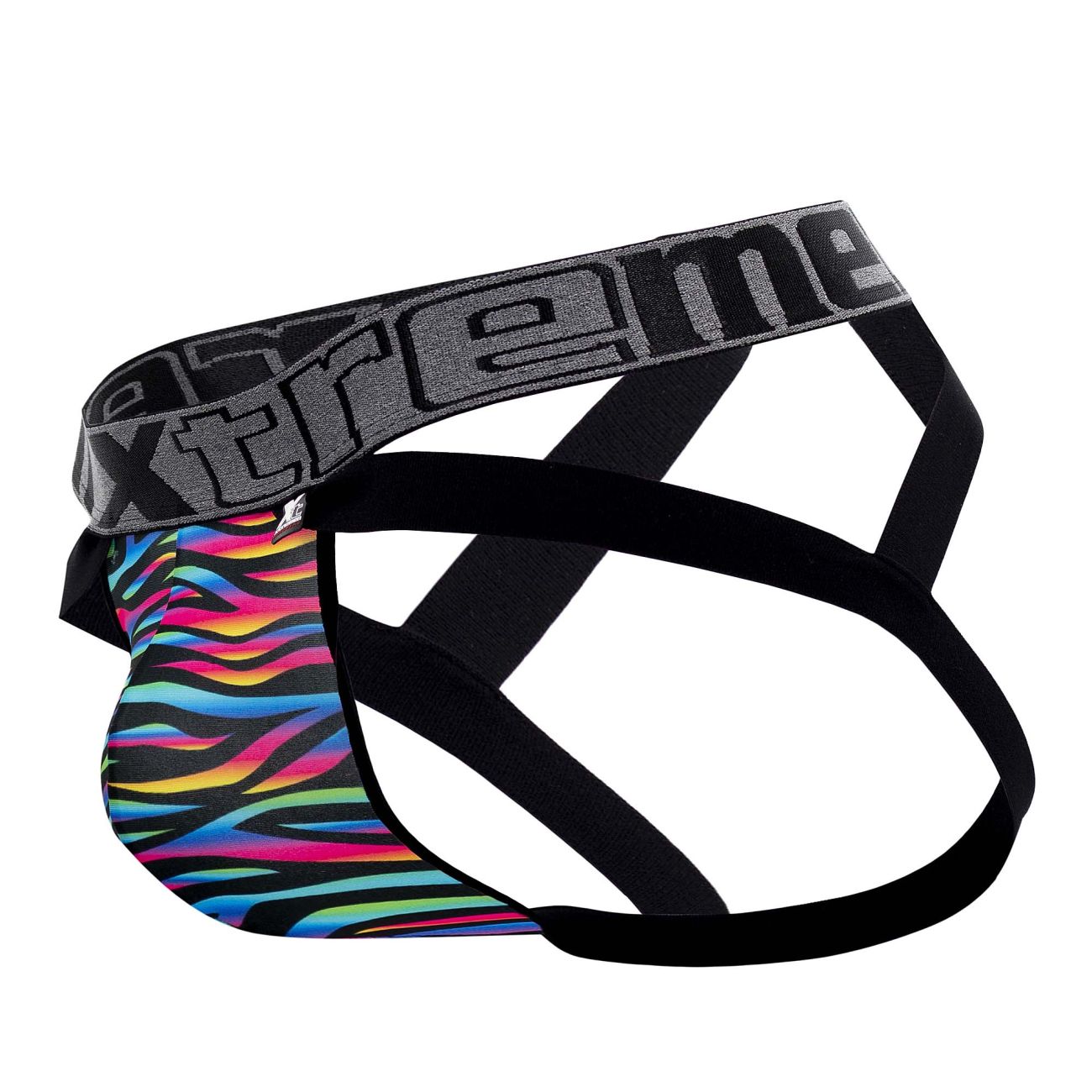 Xtremen 91148 Printed Microfiber Jockstrap Color Disco Zebra - DealByEthan.gay loves Xtremen