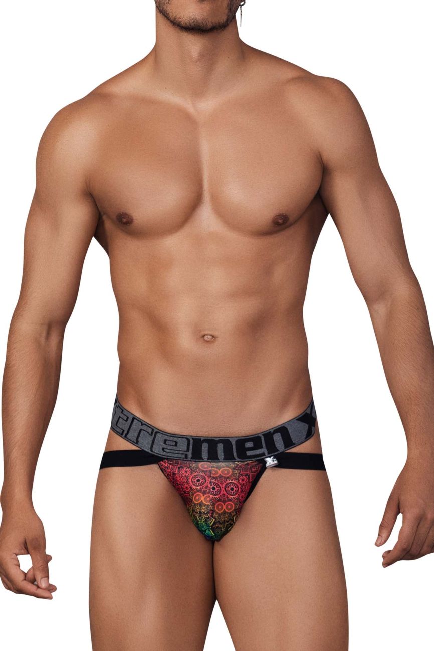 Xtremen 91148 Printed Microfiber Jockstrap Color Mandala - DealByEthan.gay loves Xtremen