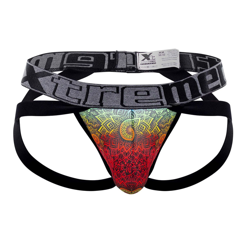 Xtremen 91148 Printed Microfiber Jockstrap Color Mandala - DealByEthan.gay loves Xtremen