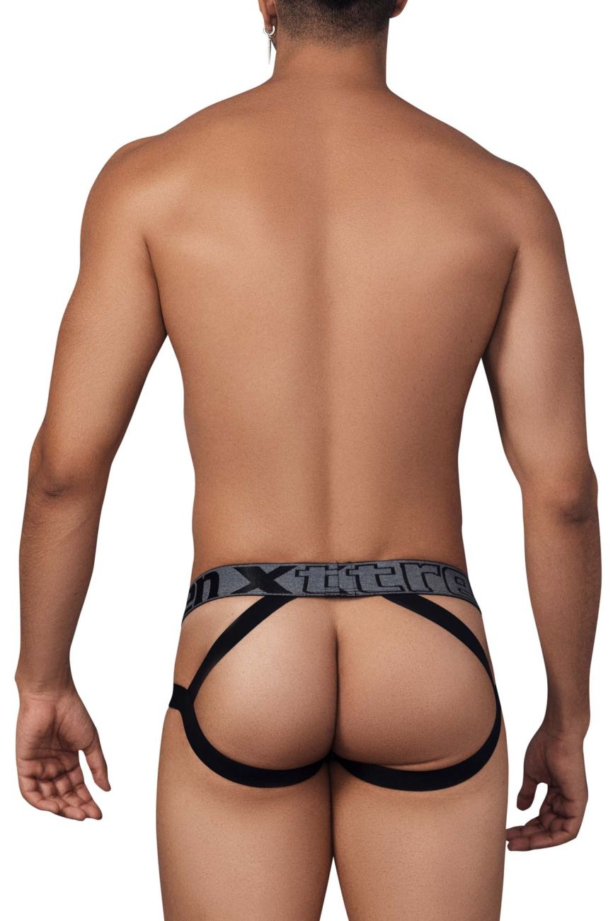 Xtremen 91148 Printed Microfiber Jockstrap Color Rainbow Prism - DealByEthan.gay loves Xtremen