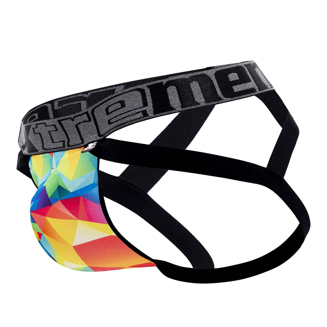 Xtremen 91148 Printed Microfiber Jockstrap Color Rainbow Prism - DealByEthan.gay loves Xtremen