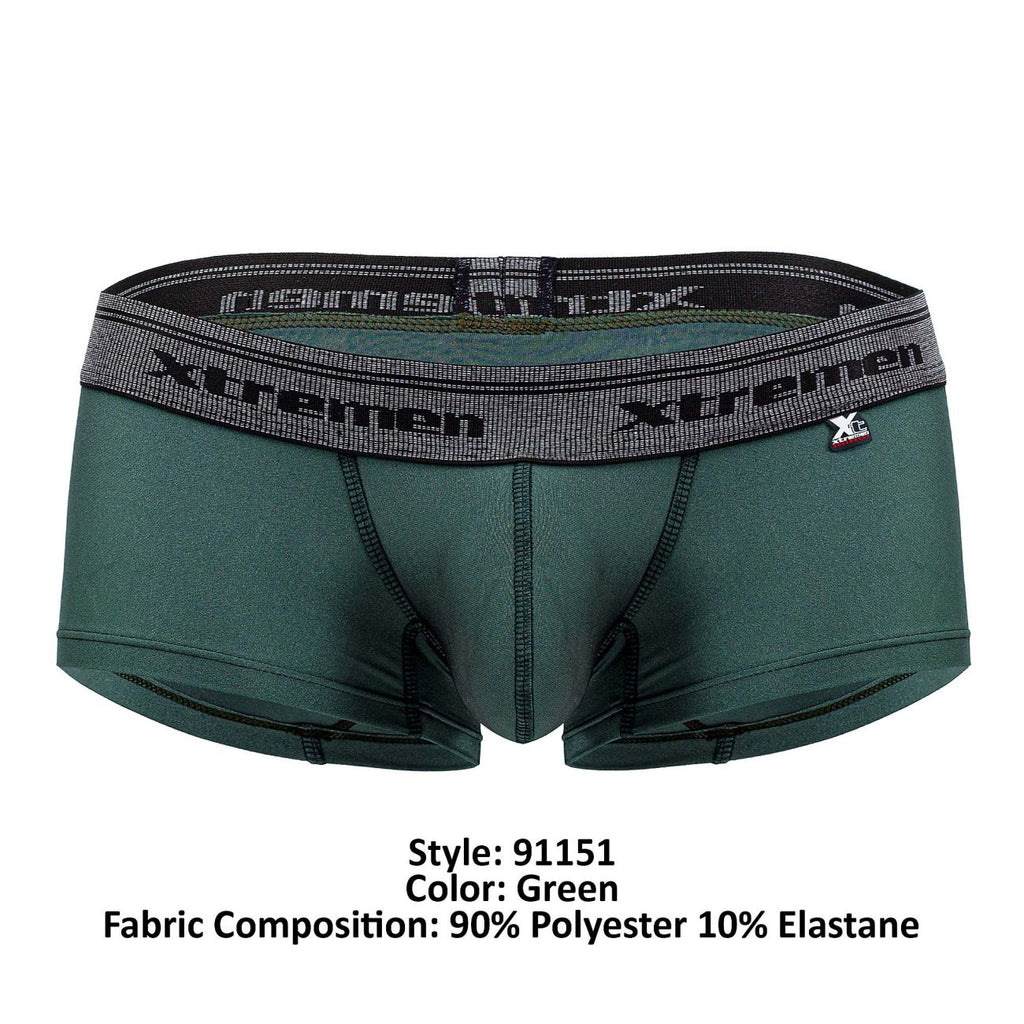 Xtremen 91151 Destellante Trunks Color Green - DealByEthan.gay loves Xtremen