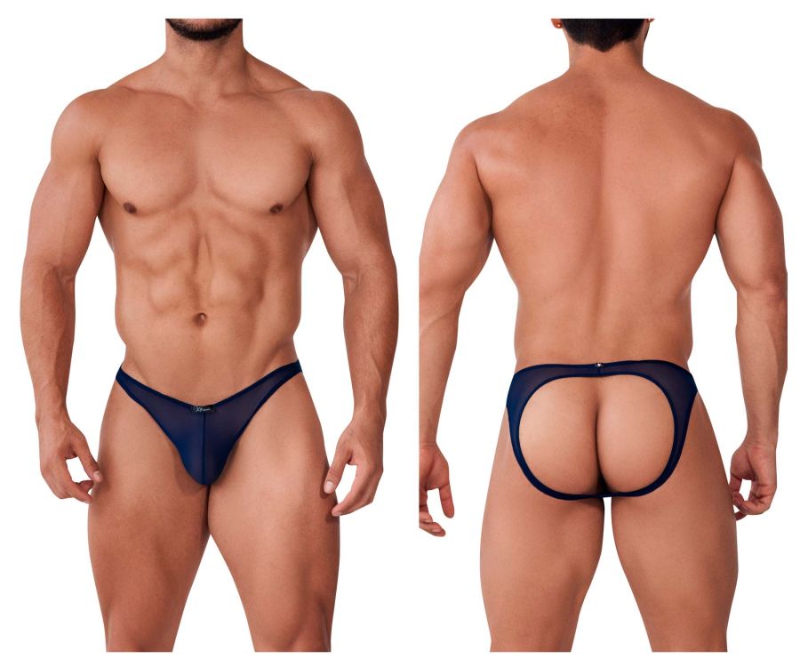 Xtremen 91153 Tulle mesh Jockstrap Color Navy - DealByEthan.gay loves Xtremen