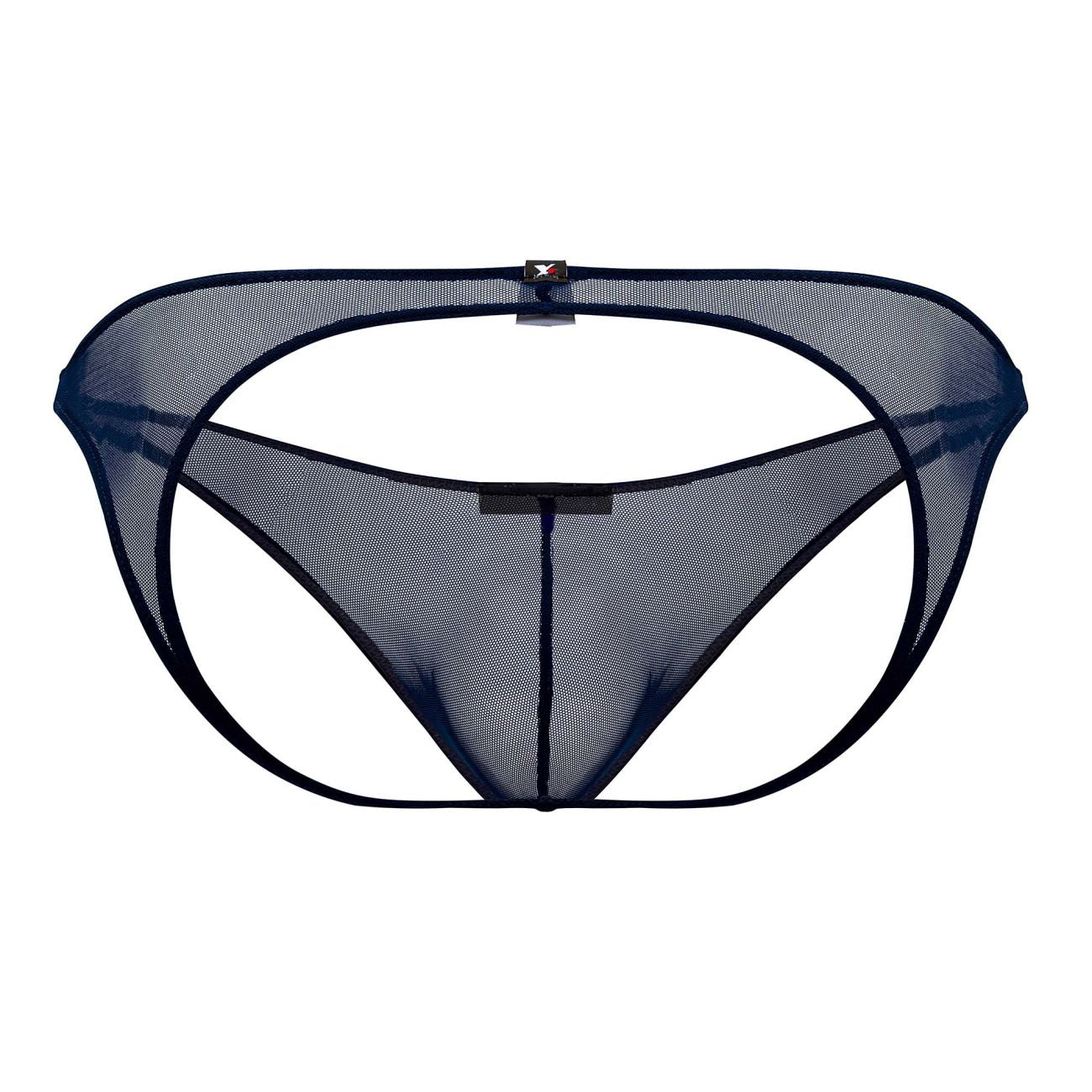 Xtremen 91153 Tulle mesh Jockstrap Color Navy - DealByEthan.gay loves Xtremen