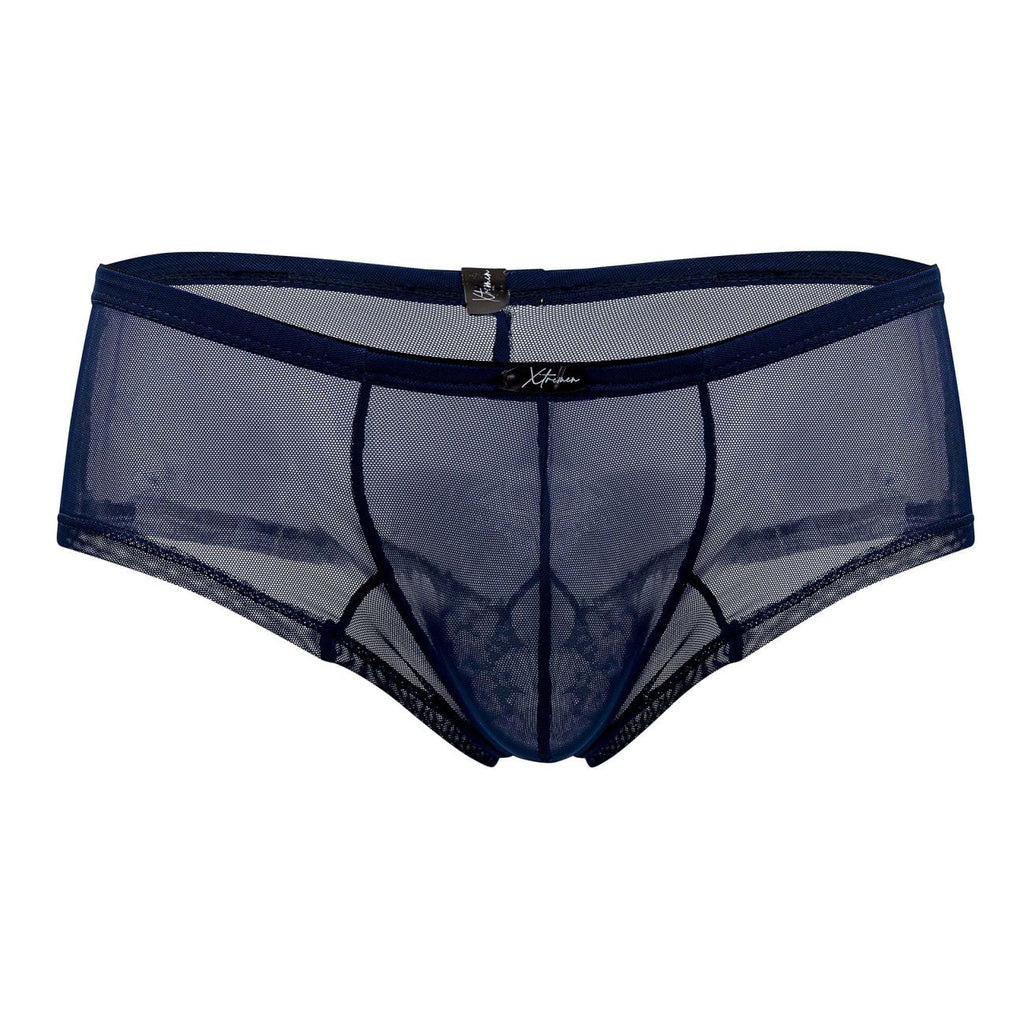 Xtremen 91154 Tulle mesh Trunks Color Navy - DealByEthan.gay loves Xtremen