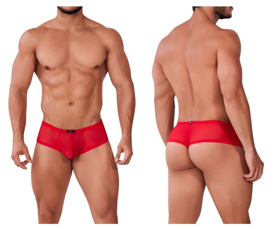 Xtremen 91154 Tulle mesh Trunks Color Red - DealByEthan.gay loves Xtremen