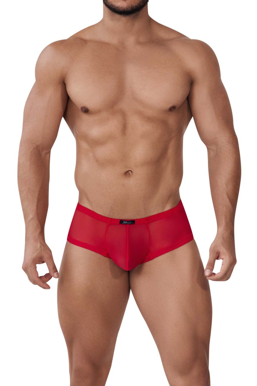 Xtremen 91154 Tulle mesh Trunks Color Red - DealByEthan.gay loves Xtremen