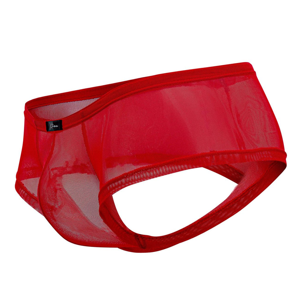 Xtremen 91154 Tulle mesh Trunks Color Red - DealByEthan.gay loves Xtremen