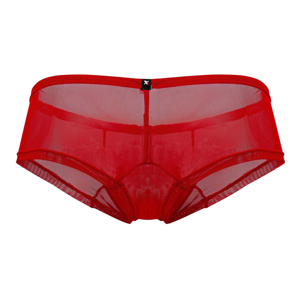 Xtremen 91154 Tulle mesh Trunks Color Red - DealByEthan.gay loves Xtremen