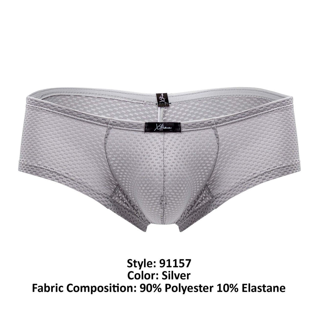 Xtremen 91157 Capriati Trunks Color Silver - DealByEthan.gay loves Xtremen