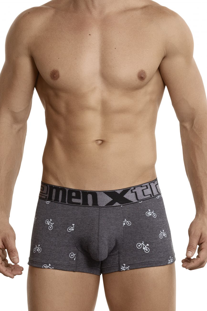 Calzoncillos bóxer con estampado de ciclismo Xtremen 51437C Color gris oscuro