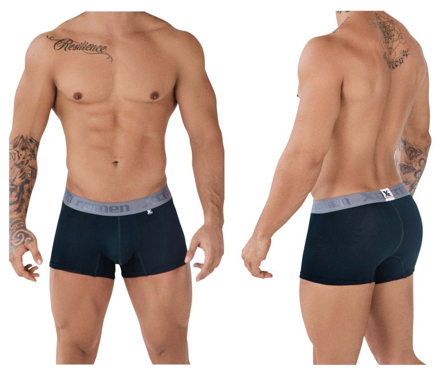 Bañador de microfibra Jacquard Xtremen 51477C Color verde
