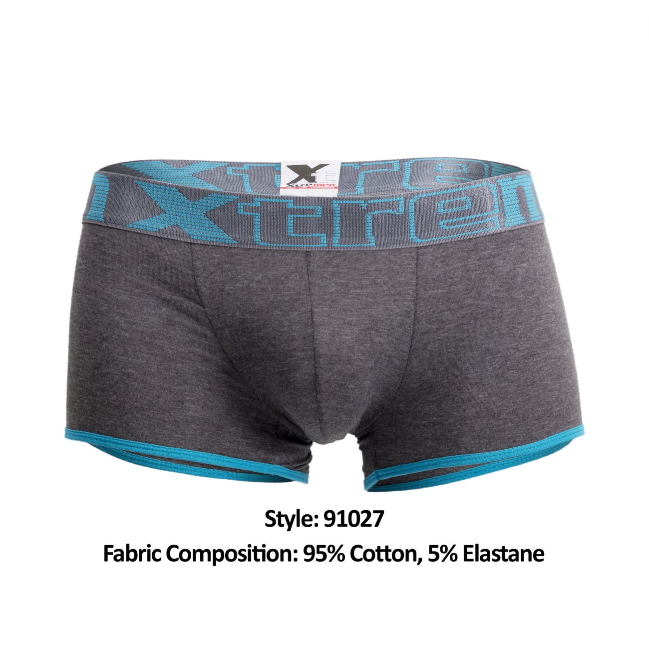 Xtremen 91027 Calzoncillos Boxer Levanta Cola Color Gris Oscuro