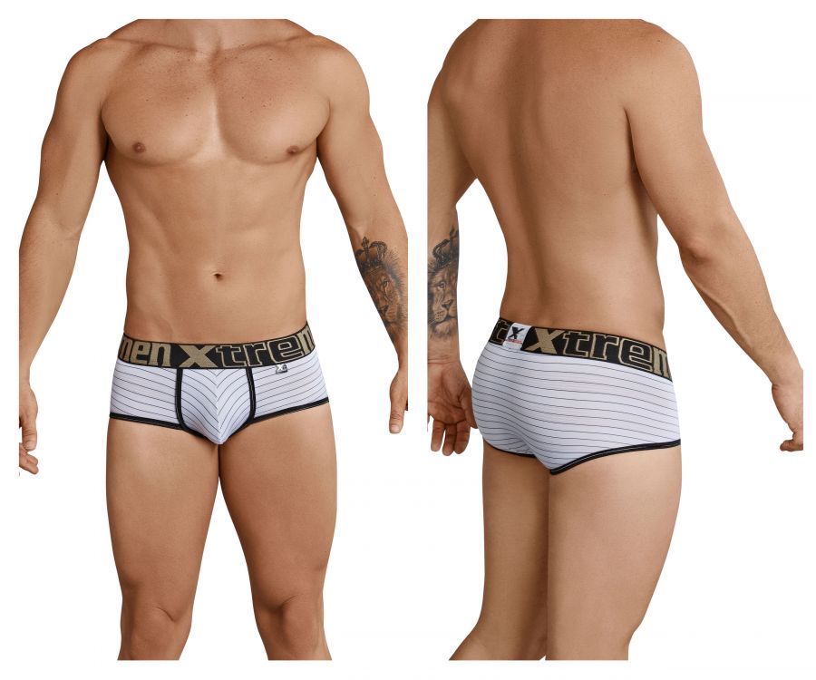 Xtremen 91029 Briefs Rayas Color Blanco
