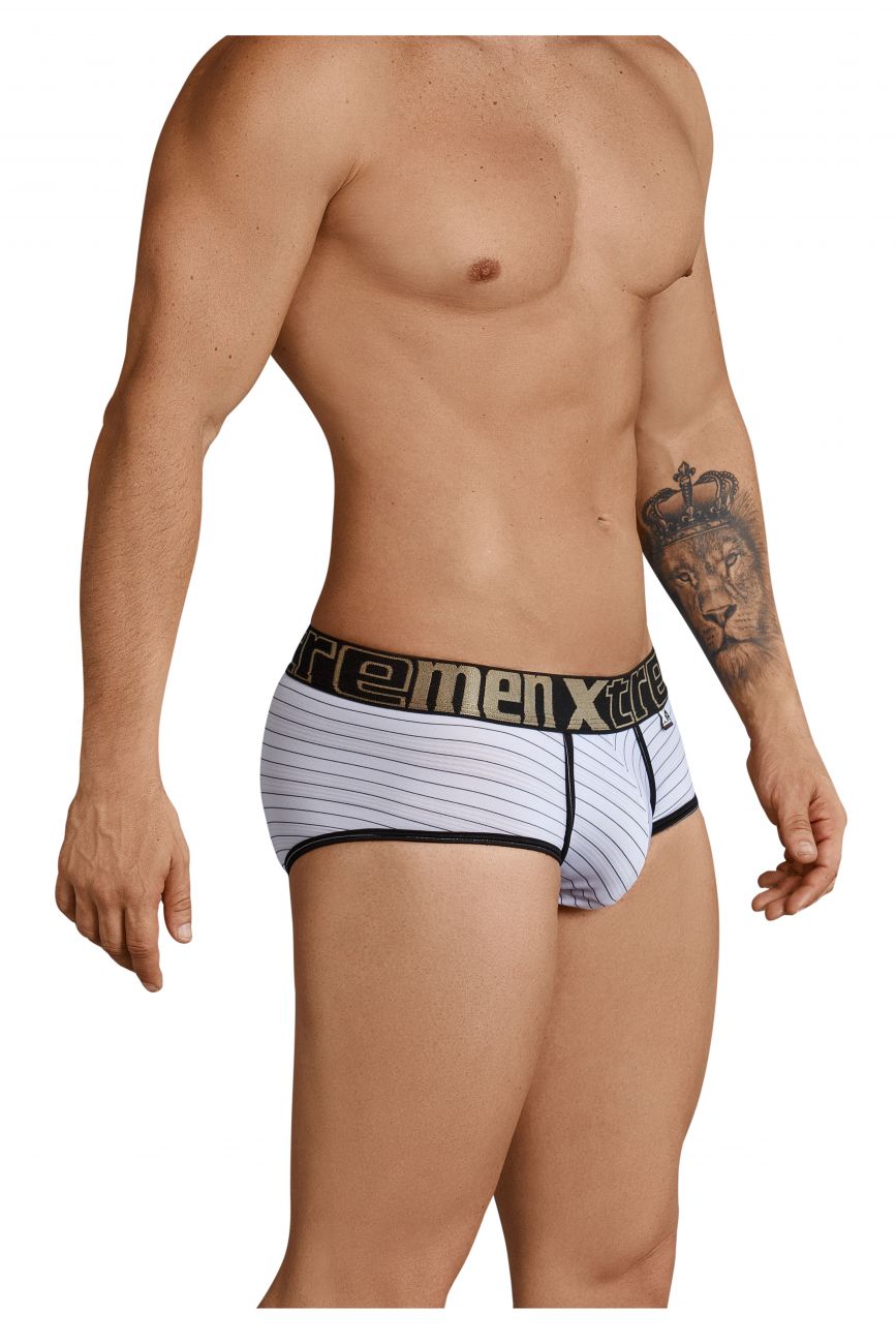 Xtremen 91029 Briefs Rayas Color Blanco