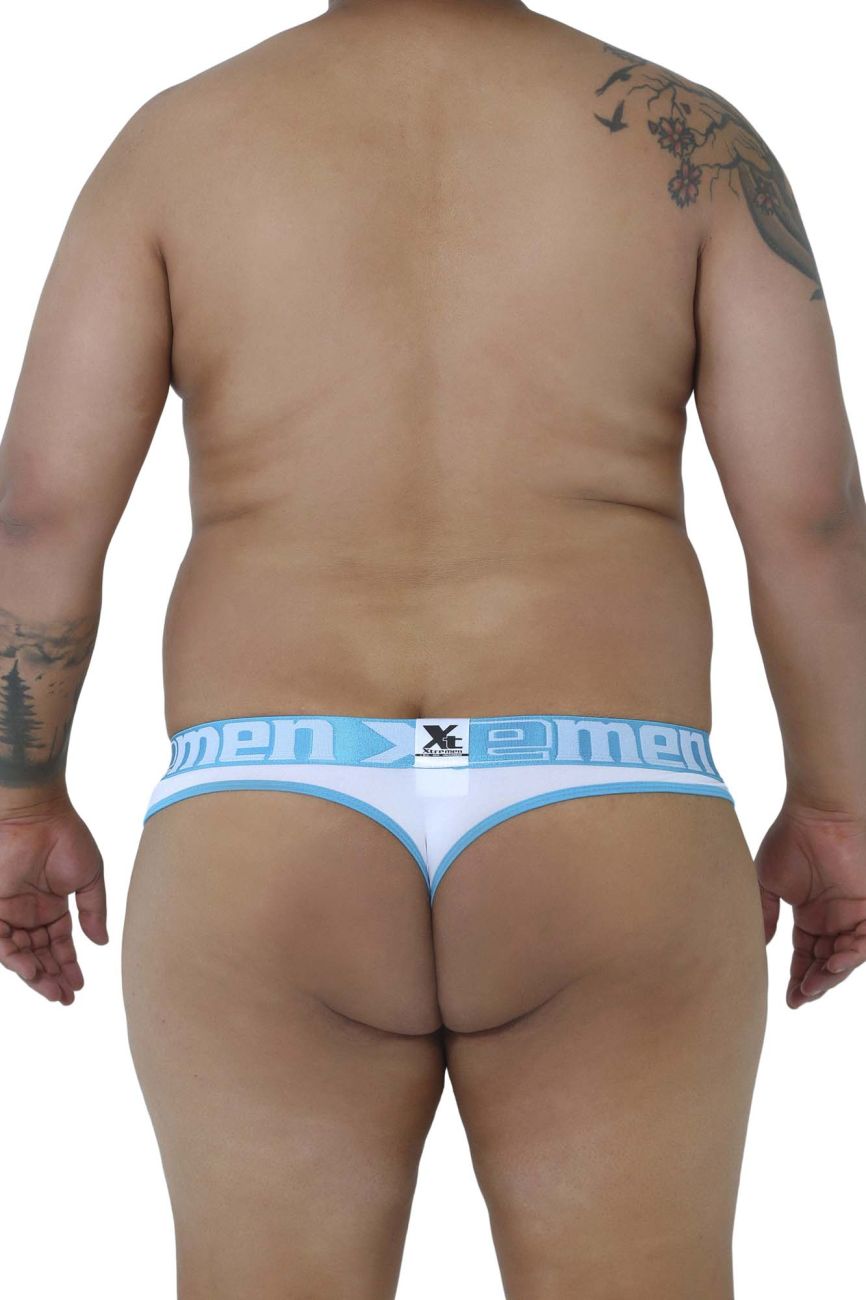 Xtremen 91031X-3 3er-Pack Tangas Farbe Grün-Weiß-Fuchsia