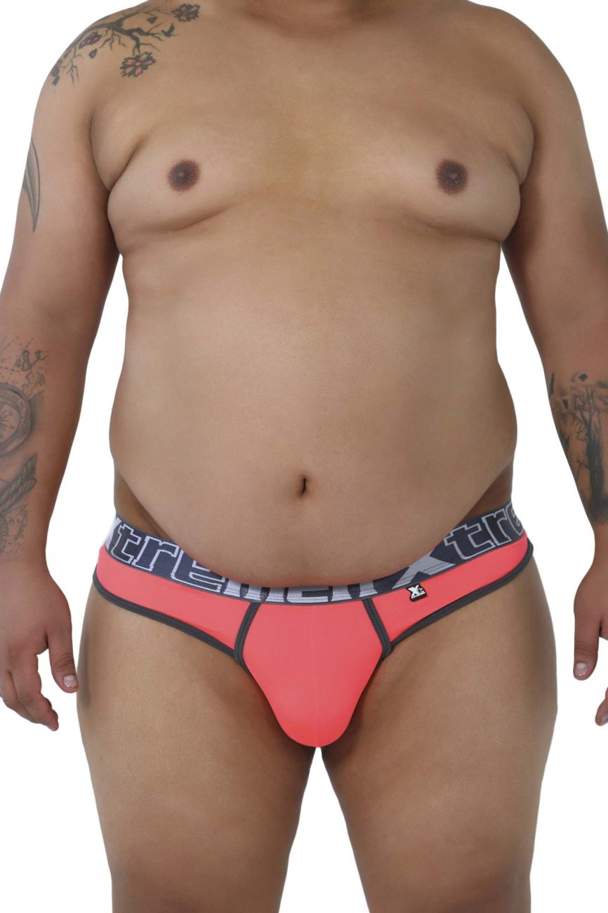 Xtremen 91031X-3 3er-Pack Tangas Farbe Grün-Weiß-Fuchsia