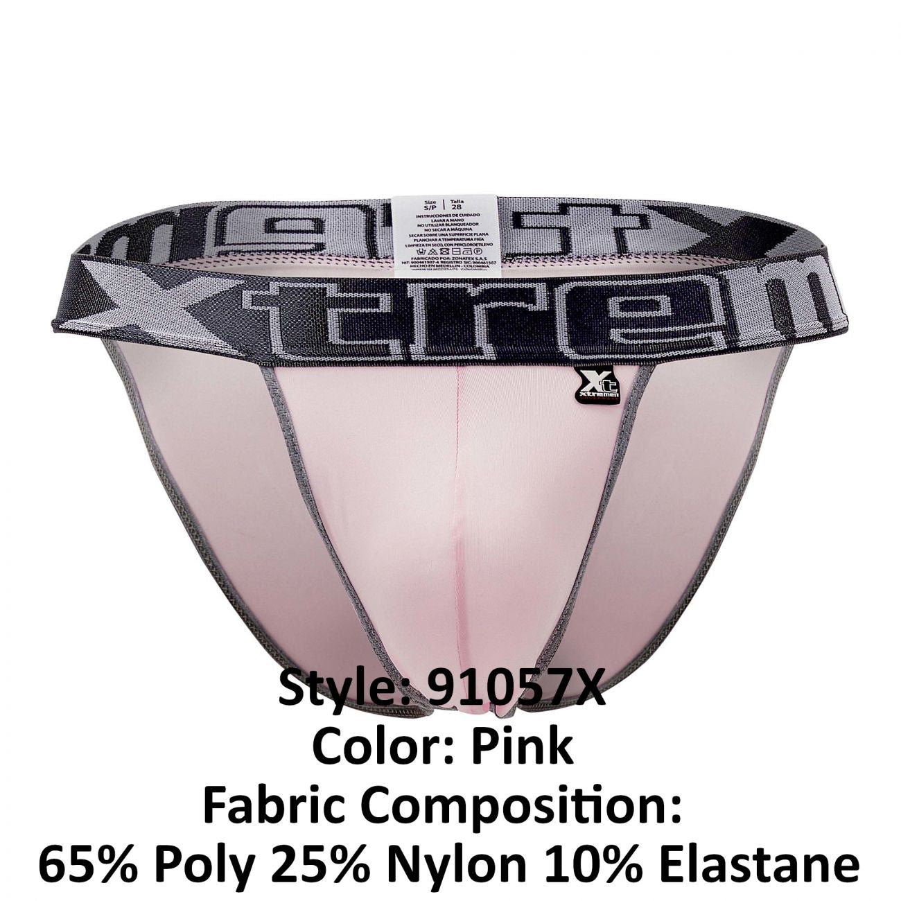 Bikini con bolsa grande Xtremen 91057X color rosa