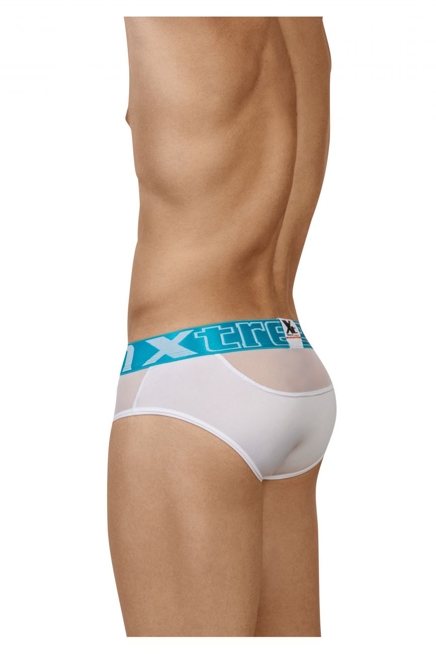 Braguitas de malla Peekaboo Xtremen 91059 Color blanco