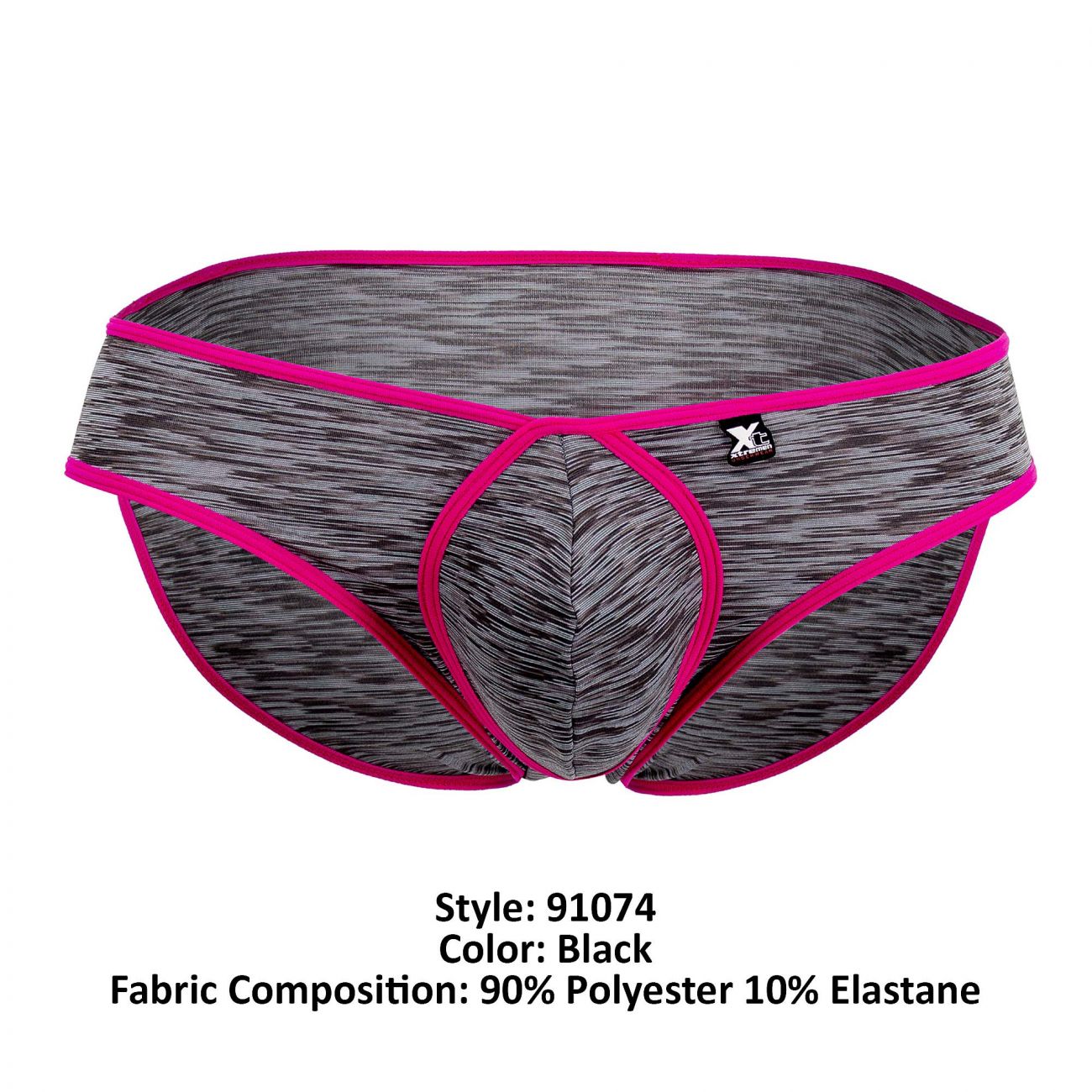 Xtremen 91074 Briefs de microfibra Color Negro