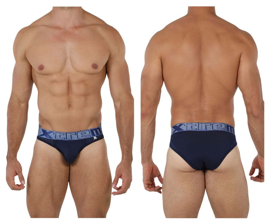 Bikini de microfibra Xtremen 91079 Color Azul oscuro