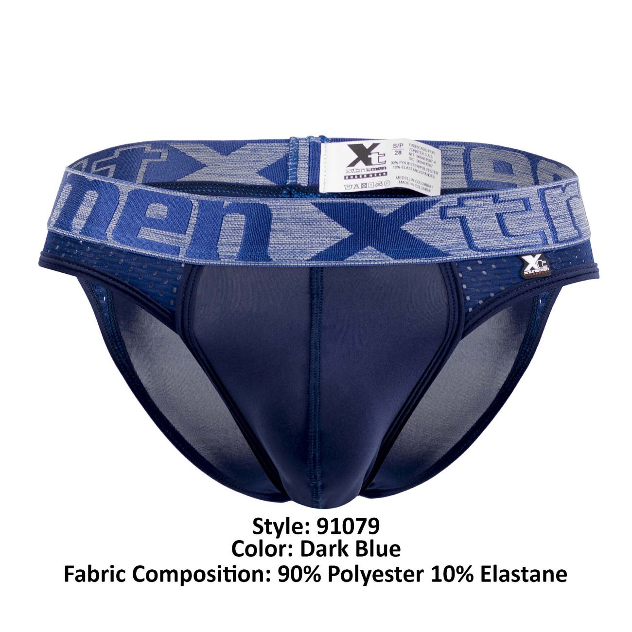 Bikini de microfibra Xtremen 91079 Color Azul oscuro